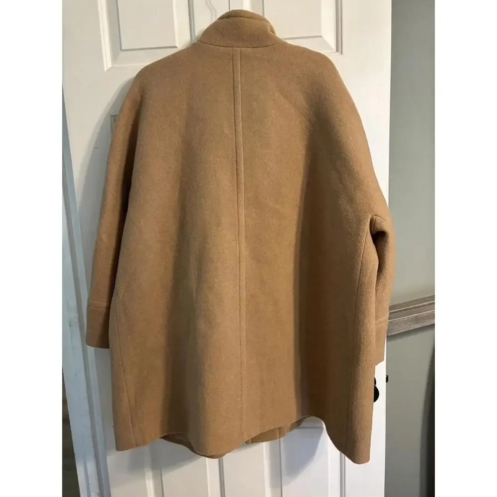 J. Crew Camel Wool Coat - Picture 9 of 9